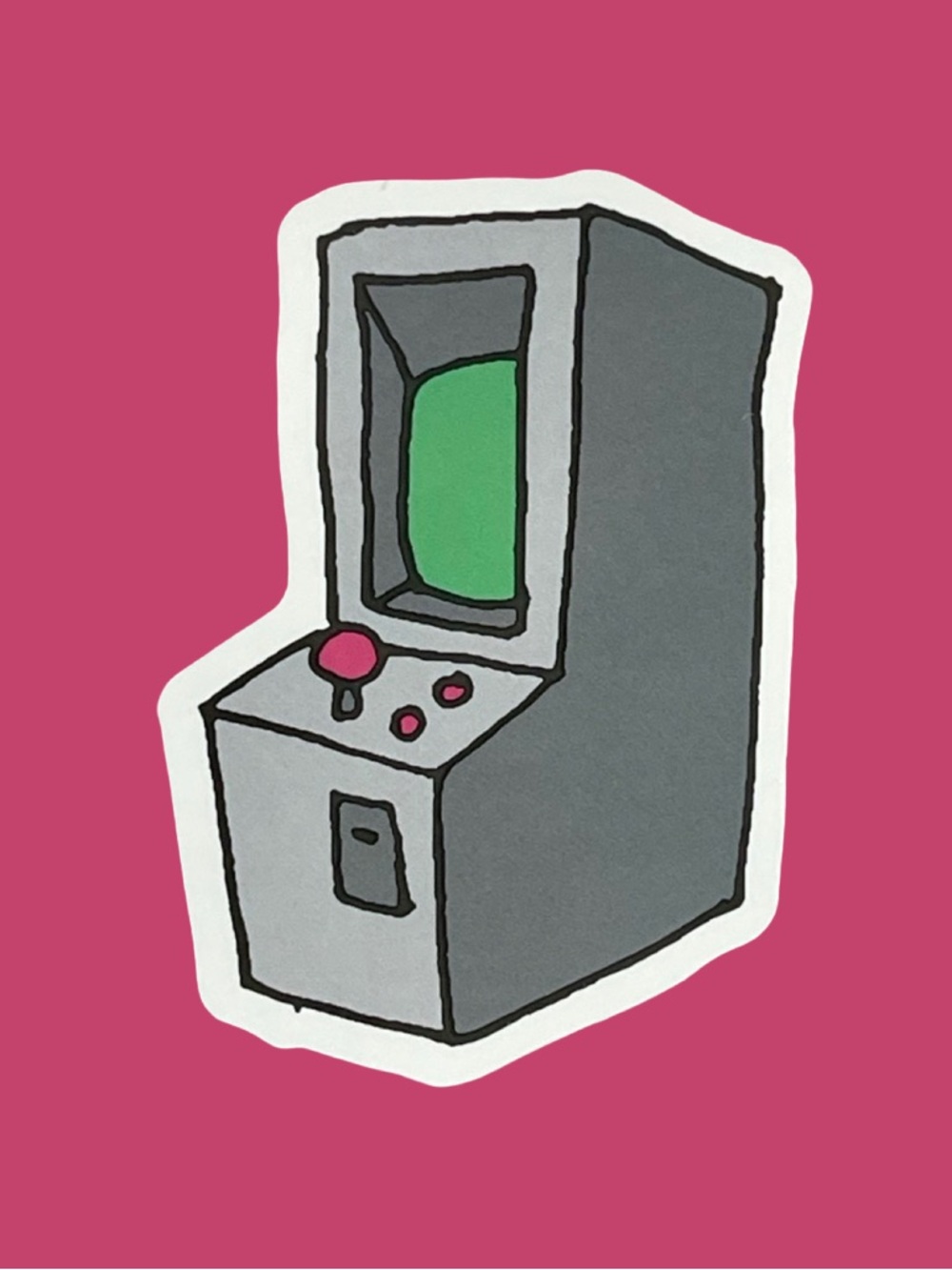 Arcade Game Sticker